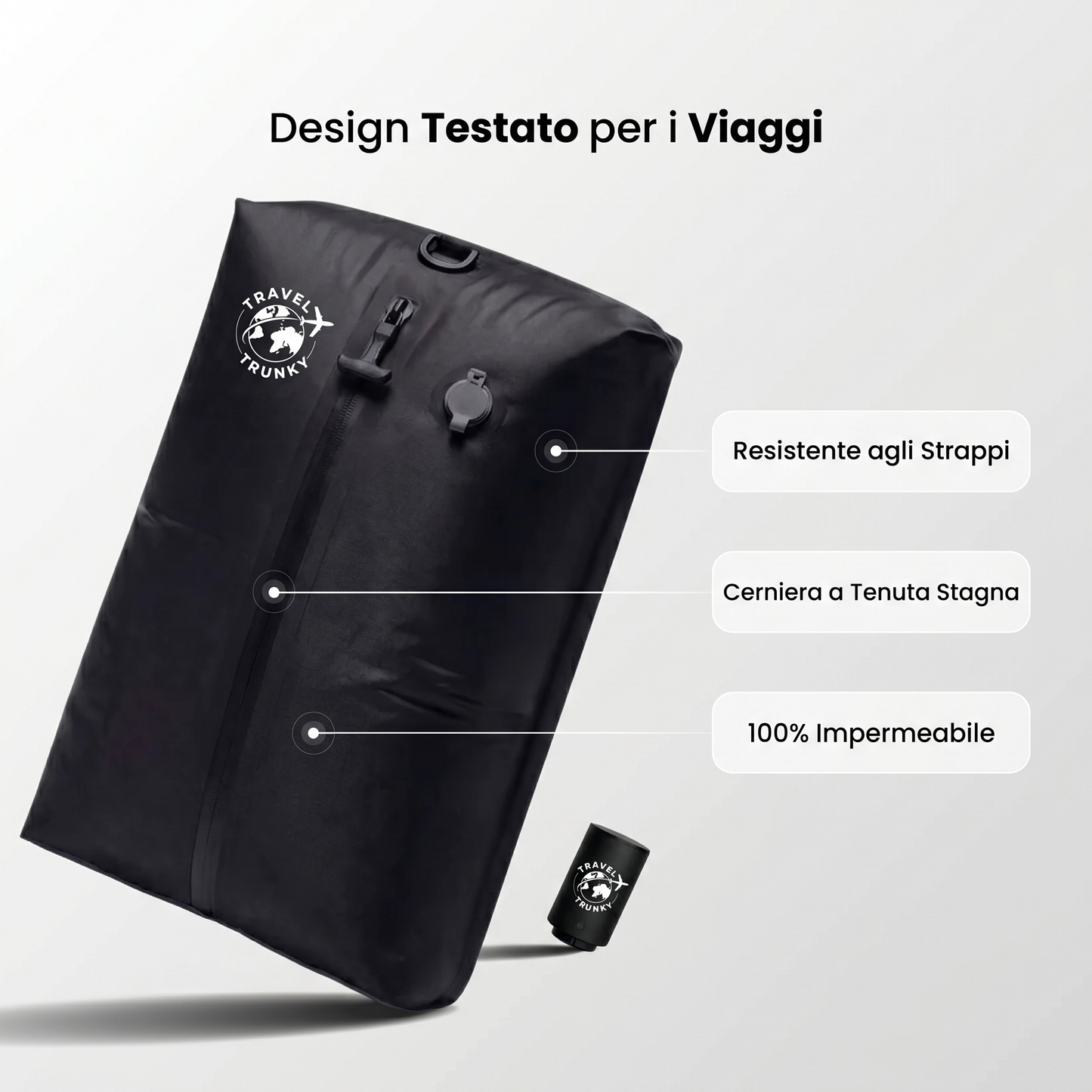 TravelTrunky GO + Pompa Omaggio
