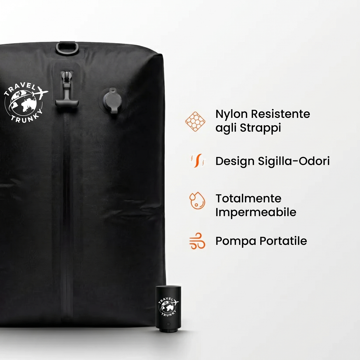 TravelTrunky GO + Pompa Omaggio